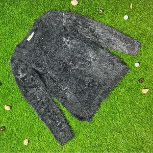 Imported fur sweatshirt